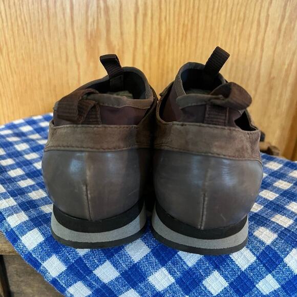 RAPHAEL brown soft leather and suede, women's size 8-8.5 - Picture 4 of 8